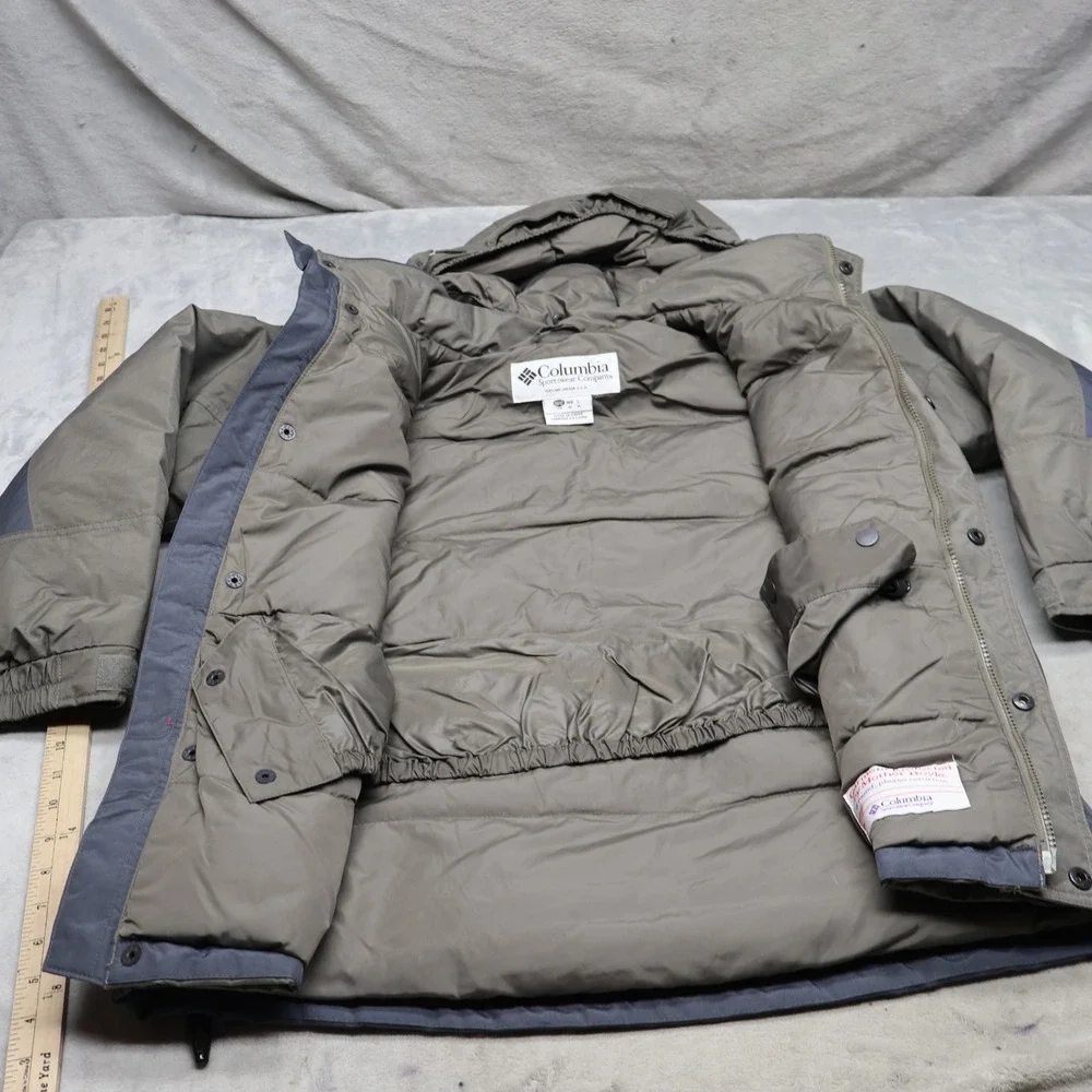 Columbia Down Jacket Kids 10/12 Gray Bugaboo Insulated Ski Snow Winter Parka
